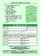 研修の主な内容とFAX申込用紙(PDF)